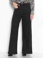 Jeans Pierna Wide Tiro Alto Pretina