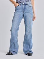 Jeans Flare Básico Tiro Medio