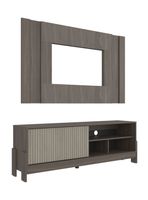 Estante TV 65'' Funcional 2 Piezas Odell + Panel Milan
