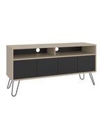 Rack TV 55'' 4 Puertas Vassel 60x123.5x38.6 cm Wengue y Cartagena