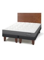 Cama Europea Anatomic 2 Plazas Base Dividida + Respaldo Villarrica