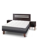 Cama Europea Anatomic 2 Plazas + Set Muebles Múnich