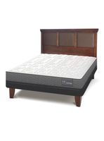 Cama Europea Anatomic 2 Plazas + Respaldo Torino