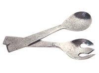 Set Kadar 2 Cubiertos para servir Rayas 33x8x2cm