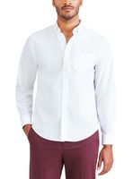 Camisa Sólida Estilo Oxford