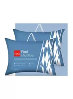 Set de 2 Almohadas Feel Microfibra Americana 50x70 cm