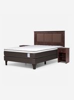 Cama Europea New Style 4 Plus 2 Plazas + Set Muebles Rachel