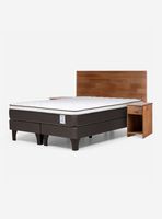 Cama Europea New Style 4 Plus 2 Plazas + Set Muebles Tabor