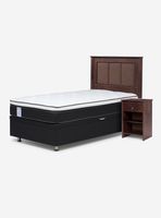 Boxet New Style 6 1 Plaza + Velador + Respaldo Rachel