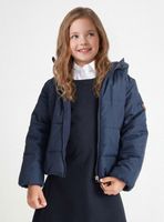 Parka Azul Niña Talla 6 A 10