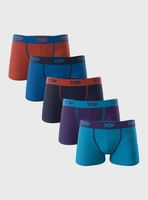 Pack 5 Bóxer Full Bicolor
