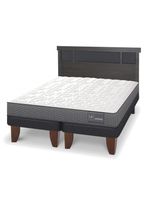Cama Europea Anatomic King + Respaldo Dublín