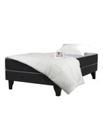 Cama Europea Cadiz 1 Plaza 190 cm + Set Textil