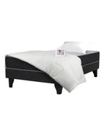 Cama Europea Cadiz 1.5 Plazas 190 cm + Set Textil