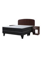 Camas Europea Cadiz Base Dividida 2 Plazas + Set de Muebles Asturias