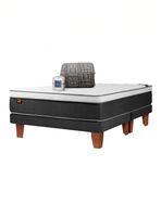 Camas Europea Everest Cobre Base Dividida 2 Plazas + Sábanas + Plumón