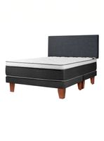 Cama Europea Everest Cobre King + Respaldo