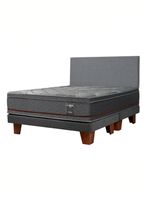 Cama Europea Everest Copper Black 2 Plazas x 2 metros Base Dividida + Respaldo