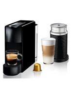 Cafetera de Cápsulas Essenza Mini Negra + Espumador de Leche Aeroccino 3
