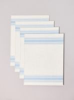 Pack 4 Individuales Rayas Azul 42x32 cm
