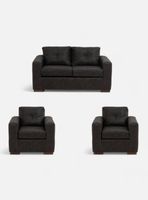 Juego Living Franco 211 Cuero Auris