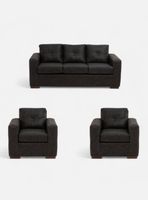 Juego Living Franco 311 Cuero Auris