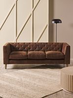 Sofá Alejandro Cuero 3 Cuerpos