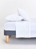 Sábanas Super King 200 Hilos Blanca Bordada