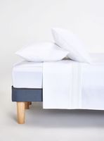 Sábanas 2 Plazas 200 Hilos Grey Bordada