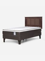 Cama Europea New style 4 Plus 1 Plaza + Respaldo Rachel