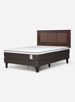 Cama Europea New Style 4 Plus 2 Plazas + Respaldo Rachel