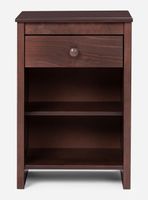 Velador Ferrara 1 Cajón Chocolate