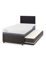 Diván Excellence Plus Black 1.5 Plazas Respaldo Villarrica Negro