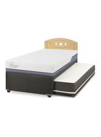 Diván Excellence Plus Black 1.5 Plazas Respaldo Gales Mostaza