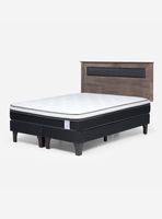 Cama Europea New Style 6 King + Respaldo