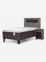 Cama Europea New Style 4 Plus 1 Plaza + Muebles