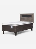 Cama Europea New Style 4 Plus 1.5 Plazas + Respaldo