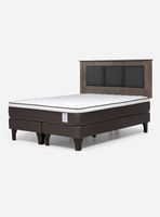 Cama Europea New style 4 Plus King Base Dividida + Respaldo