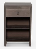 Velador Ferrara 1 Cajón Gris