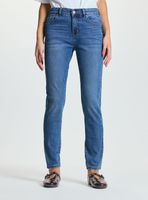 Jeans Básico 5 Bolsillos Skinny Tiro Alto
