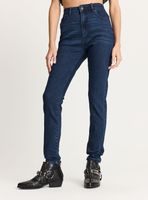 Jeans Skinny Básico Tiro Alto