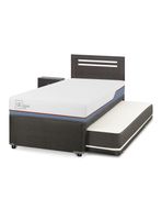 Diván Excellence Plus Black 1.5 Plazas Set Munich Gris