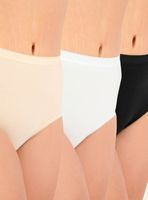 Pack 3 Calzón Alto de Algodón 23408