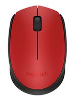 Mouse Logitech Inalámbrico M170 Rojo