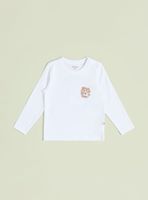 Polera con Estampado Grande en la Espalda