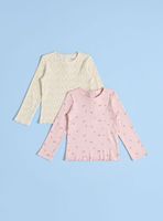 Polera Bipack de Rib Estampado