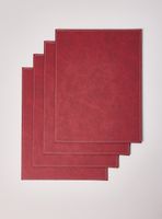 Set 4 Individuales Clasic 42x32 cm Rojo