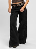 Jeans Palazzo Tiro Medio Anna Negro