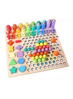 Juguete Didáctico Montessori Colores 60 Piezas