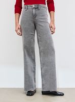 Jeans Wide Leg Color sin Costura Costado